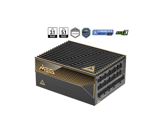 Блок питания MSI 1600W (MEG Ai1600T PCIE5), изображение 2 Блок питания MSI 1600W (MEG Ai1600T PCIE5), изображение 2