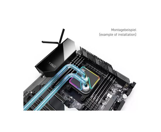 Водоблок Alphacool Core 1 Aurora Black - AM4 / AM5 Intel LGA 1700 / LGA 1851 (13446), изображение 8 Водоблок Alphacool Core 1 Aurora Black - AM4 / AM5 Intel LGA 1700 / LGA 1851 (13446), изображение 8