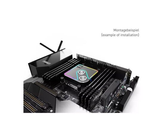 Водоблок Alphacool Core 1 Aurora Black - AM4 / AM5 Intel LGA 1700 / LGA 1851 (13446), изображение 9 Водоблок Alphacool Core 1 Aurora Black - AM4 / AM5 Intel LGA 1700 / LGA 1851 (13446), изображение 9