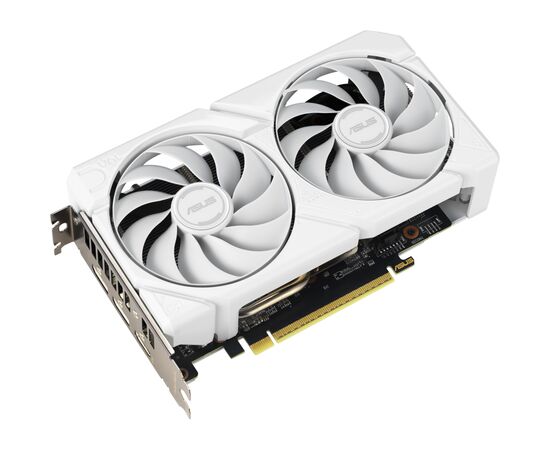 Видеокарта ASUS Radeon RX 9060 XT 16Gb DUAL WHITE OC (DUAL-RX9060XT-16G-WHITE), изображение 4 Видеокарта ASUS Radeon RX 9060 XT 16Gb DUAL WHITE OC (DUAL-RX9060XT-16G-WHITE), изображение 4