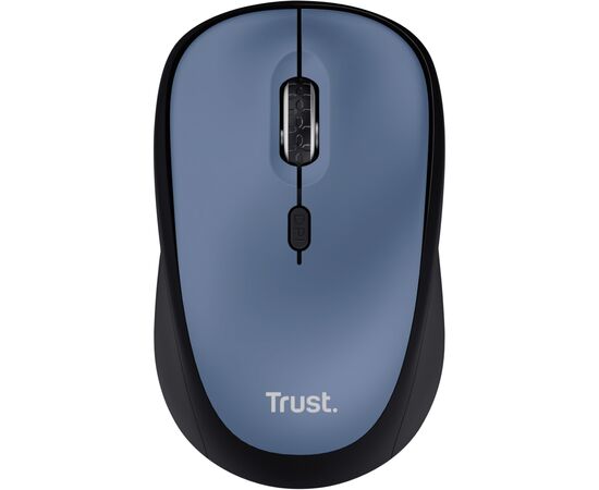 Мышка Trust Yvi+ Silent Wireless/Bluetooth Dark Blue (25514), изображение 2 Мышка Trust Yvi+ Silent Wireless/Bluetooth Dark Blue (25514), изображение 2