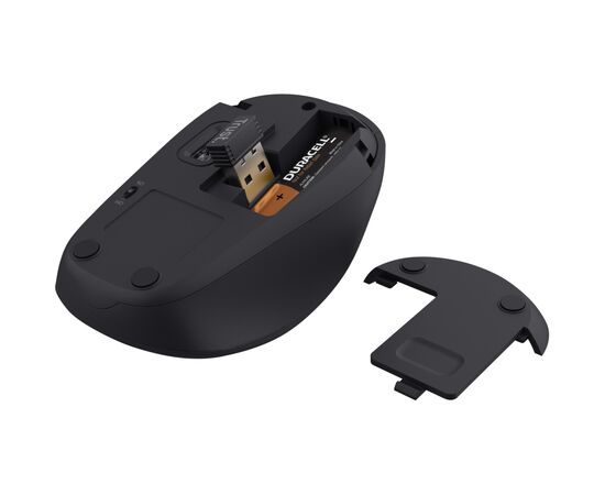 Мышка Trust Yvi+ Silent Wireless/Bluetooth Dark Blue (25514), изображение 4 Мышка Trust Yvi+ Silent Wireless/Bluetooth Dark Blue (25514), изображение 4