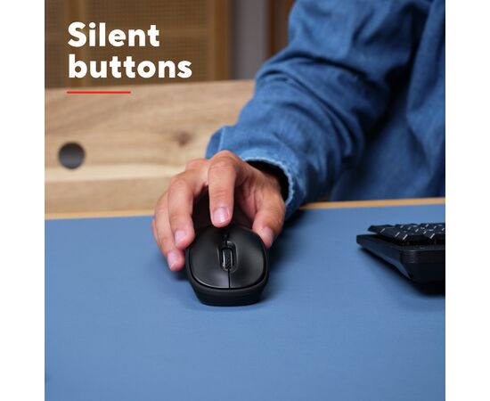 Мышка Trust Yvi+ Silent Wireless/Bluetooth Glossy Black (25512), изображение 10 Мышка Trust Yvi+ Silent Wireless/Bluetooth Glossy Black (25512), изображение 10