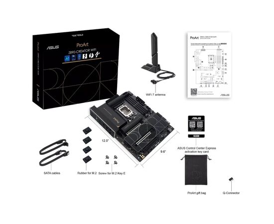 Материнская плата ASUS PROART Z890-CREATOR WIFI, изображение 8 Материнская плата ASUS PROART Z890-CREATOR WIFI, изображение 8