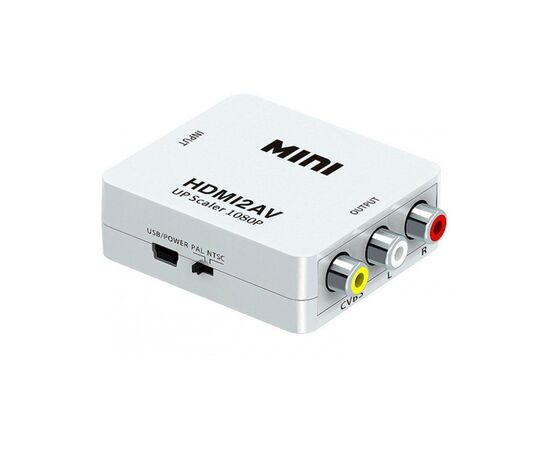 Переходник HDMI F to 3xRCA F AV 720P/1080P white Voltronic (YT-CM-HDMI/AV-W) Переходник HDMI F to 3xRCA F AV 720P/1080P white Voltronic (YT-CM-HDMI/AV-W)