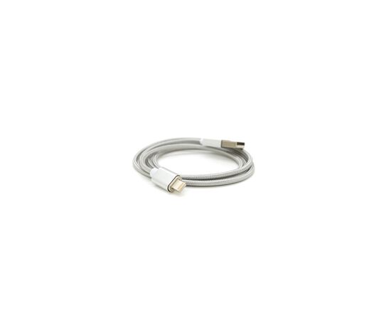 Дата кабель USB 2.0 to Lightning 1.0m 2A magnetic nylon silver Voltronic (YT-MCFB-L/S/13190/09165) Дата кабель USB 2.0 to Lightning 1.0m 2A magnetic nylon silver Voltronic (YT-MCFB-L/S/13190/09165)