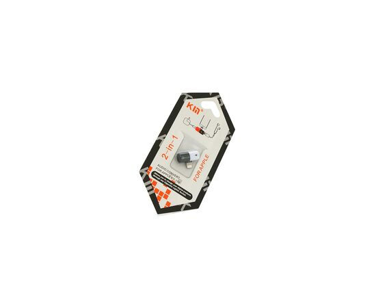Переходник Lightning M to 2xLightning F white-black Kin (KY-176) Переходник Lightning M to 2xLightning F white-black Kin (KY-176)
