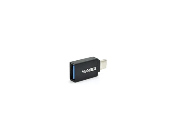 Перехідник USB 3.0 AF to USB-C M OTG black VEGGIEG (OT-B) Перехідник USB 3.0 AF to USB-C M OTG black VEGGIEG (OT-B)