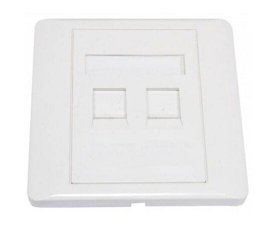 Рамка Kingda Рамка на два порта, шторка, 86х86 (KD-FP06) Рамка Kingda Рамка на два порта, шторка, 86х86 (KD-FP06)