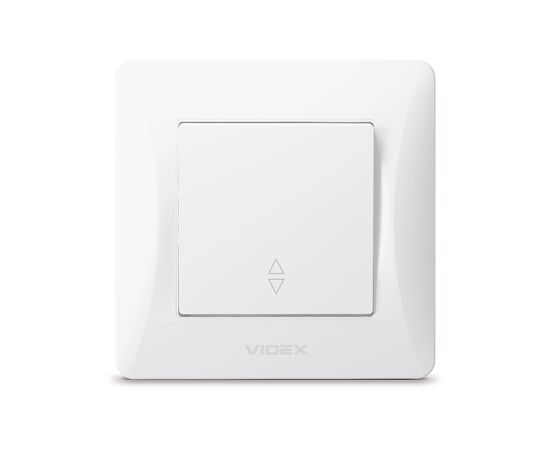 Переключатель Videx BINERA 1кл проходной белый (VF-BNSW1P-W), изображение 2 Переключатель Videx BINERA 1кл проходной белый (VF-BNSW1P-W), изображение 2