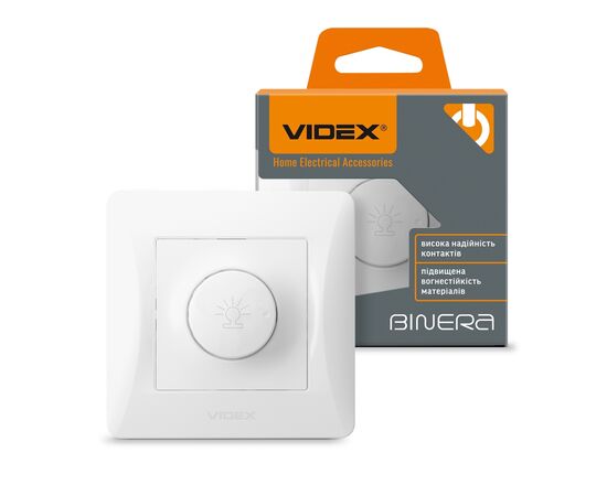 Светорегулятор Videx BINERA 600Вт (VF-BNDM600-W), изображение 4 Светорегулятор Videx BINERA 600Вт (VF-BNDM600-W), изображение 4