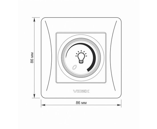 Светорегулятор Videx BINERA LED 200Вт (VF-BNDML200-W), изображение 6 Светорегулятор Videx BINERA LED 200Вт (VF-BNDML200-W), изображение 6