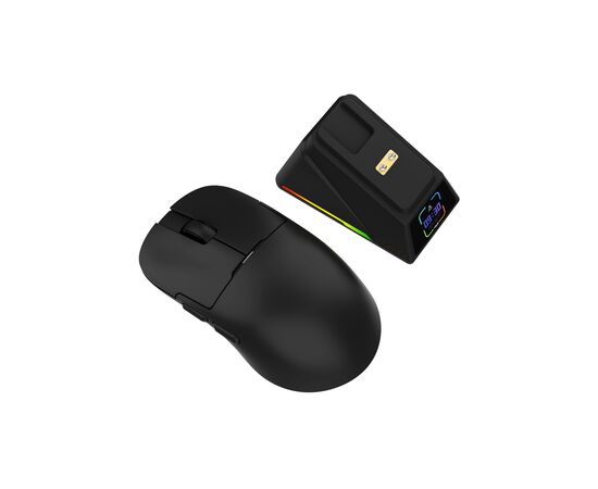 Мышка Ajazz AJ159 APEX Wireless/Bluetooth/USB Black (AJM159-A-B), изображение 2 Мышка Ajazz AJ159 APEX Wireless/Bluetooth/USB Black (AJM159-A-B), изображение 2