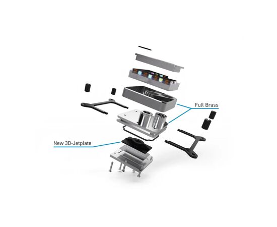 Водоблок Alphacool Core 1 Aurora Carbon - AM4 / AM5 Intel LGA 1700 / LGA 1851 (13769), изображение 5 Водоблок Alphacool Core 1 Aurora Carbon - AM4 / AM5 Intel LGA 1700 / LGA 1851 (13769), изображение 5