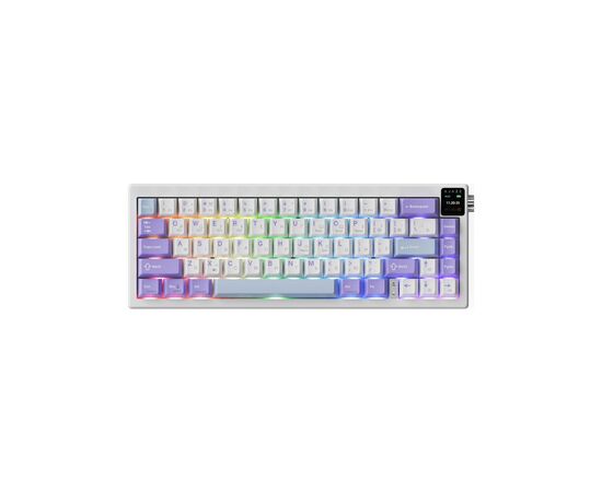 Клавіатура Ajazz AK650 Flying Fish Switch Purple RGB USB/Wireless/Bluetooth UA Purple (AK650-FF-PWB), зображення 2 Клавіатура Ajazz AK650 Flying Fish Switch Purple RGB USB/Wireless/Bluetooth UA Purple (AK650-FF-PWB), зображення 2