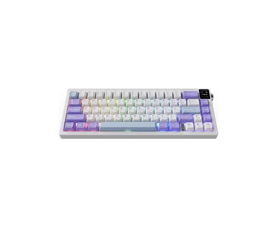 Клавіатура Ajazz AK650 Flying Fish Switch Purple RGB USB/Wireless/Bluetooth UA Purple (AK650-FF-PWB), зображення 5 Клавіатура Ajazz AK650 Flying Fish Switch Purple RGB USB/Wireless/Bluetooth UA Purple (AK650-FF-PWB), зображення 5