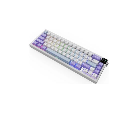 Клавіатура Ajazz AK650 Flying Fish Switch Purple RGB USB/Wireless/Bluetooth UA Purple (AK650-FF-PWB), зображення 6 Клавіатура Ajazz AK650 Flying Fish Switch Purple RGB USB/Wireless/Bluetooth UA Purple (AK650-FF-PWB), зображення 6