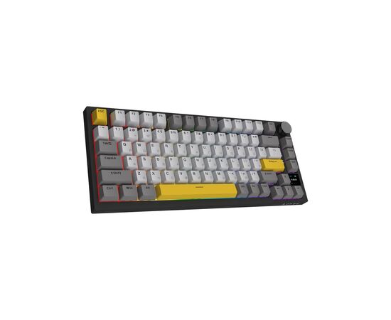 Клавіатура Ajazz AK820 Pro Flying Fish Switch Black RGB USB/Wireless/Bluetooth UA Black (AK820PRO-FF-BGY), зображення 4 Клавіатура Ajazz AK820 Pro Flying Fish Switch Black RGB USB/Wireless/Bluetooth UA Black (AK820PRO-FF-BGY), зображення 4
