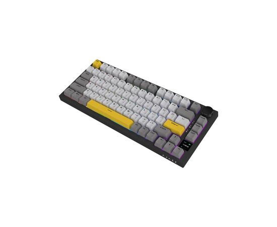 Клавіатура Ajazz AK820 Pro Flying Fish Switch Black RGB USB/Wireless/Bluetooth UA Black (AK820PRO-FF-BGY), зображення 6 Клавіатура Ajazz AK820 Pro Flying Fish Switch Black RGB USB/Wireless/Bluetooth UA Black (AK820PRO-FF-BGY), зображення 6