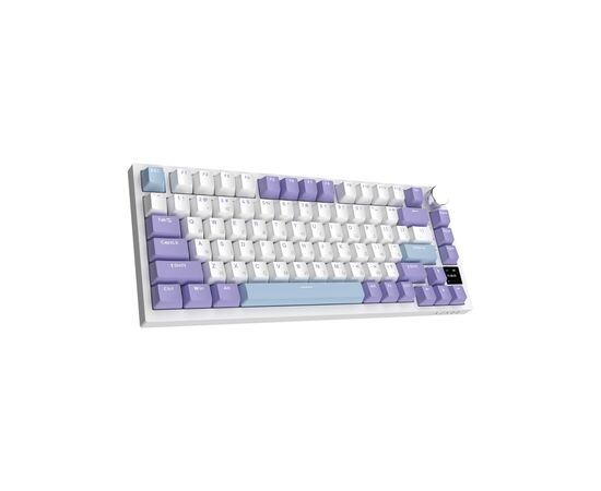 Клавиатура Ajazz AK820 Pro Flying Fish Switch Purple RGB USB/Wireless/Bluetooth UA Purple (AK820PRO-FF-PWB), изображение 4 Клавиатура Ajazz AK820 Pro Flying Fish Switch Purple RGB USB/Wireless/Bluetooth UA Purple (AK820PRO-FF-PWB), изображение 4