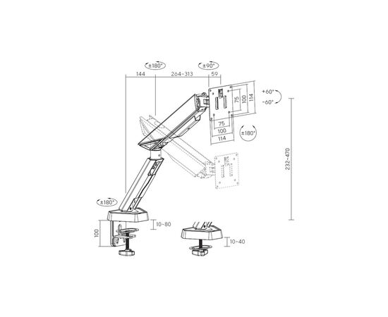 Кронштейн OfficePro MAG200G, изображение 2