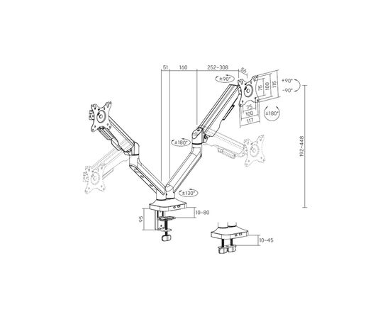 Кронштейн OfficePro MA442W, изображение 8 Кронштейн OfficePro MA442W, изображение 8