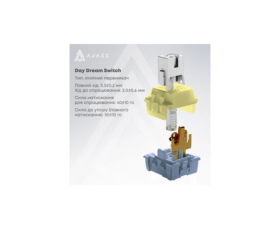 Клавіатура Ajazz AK820 MAX PLUS Daydream Switch RGB Wireless/Bluetooth/USB White (AK820MAX-DD-BWD), зображення 7 Клавіатура Ajazz AK820 MAX PLUS Daydream Switch RGB Wireless/Bluetooth/USB White (AK820MAX-DD-BWD), зображення 7