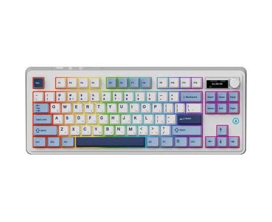 Клавіатура Ajazz AK870 PLUS Murad Switch RGB Wireless/Bluetooth/USB White (AK870-MU-BWD) Клавіатура Ajazz AK870 PLUS Murad Switch RGB Wireless/Bluetooth/USB White (AK870-MU-BWD)