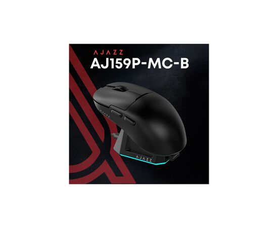 Мышка Ajazz AJ159P MC Wireless/Bluetooth/USB Charging Dock Black (AJ159P-MC-B), изображение 5 Мышка Ajazz AJ159P MC Wireless/Bluetooth/USB Charging Dock Black (AJ159P-MC-B), изображение 5