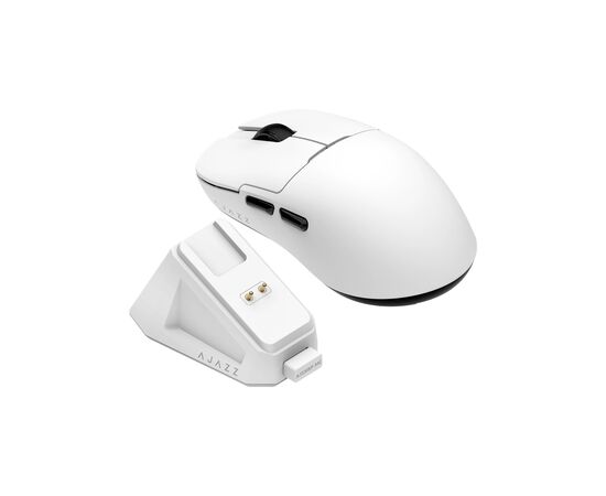 Мышка Ajazz AJ159P MC Wireless/Bluetooth/USB Charging Dock White (AJ159P-MC-W), изображение 4 Мышка Ajazz AJ159P MC Wireless/Bluetooth/USB Charging Dock White (AJ159P-MC-W), изображение 4