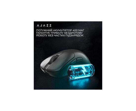 Мышка Ajazz AJ179PRO Wireless/Bluetooth/USB Charging Dock Black (AJ179-PRO-B), изображение 10 Мышка Ajazz AJ179PRO Wireless/Bluetooth/USB Charging Dock Black (AJ179-PRO-B), изображение 10
