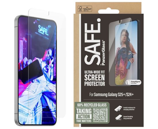 Стекло защитное PANZERGLASS Samsung Galaxy S25 Plus Ultra-Wide Fit w. Aligner (PG_SARNUWFG37942) Стекло защитное PANZERGLASS Samsung Galaxy S25 Plus Ultra-Wide Fit w. Aligner (PG_SARNUWFG37942)