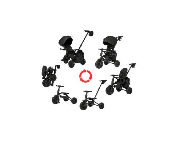 Детский велосипед QPlay Nova складаний триколісний Max Black (S703NovaMaxBlack), изображение 7 Детский велосипед QPlay Nova складаний триколісний Max Black (S703NovaMaxBlack), изображение 7