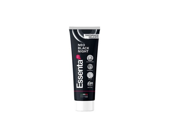 Зубная паста Essenta Pro Neo Black Night 75 мл (8031447500107), изображение 3 Зубная паста Essenta Pro Neo Black Night 75 мл (8031447500107), изображение 3