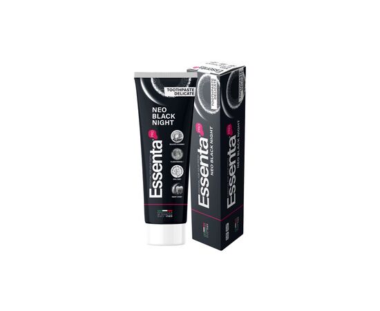 Зубная паста Essenta Pro Neo Black Night 75 мл (8031447500107) Зубная паста Essenta Pro Neo Black Night 75 мл (8031447500107)