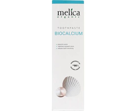 Зубная паста Melica Organic Biocalcium 100 мл (4770416004812), изображение 3 Зубная паста Melica Organic Biocalcium 100 мл (4770416004812), изображение 3