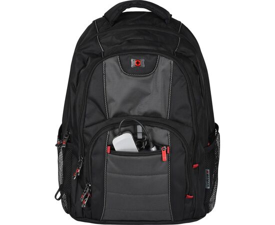 Рюкзак туристический Wenger 16" Pillar Black/Gray (600633.), изображение 6 Рюкзак туристический Wenger 16" Pillar Black/Gray (600633.), изображение 6