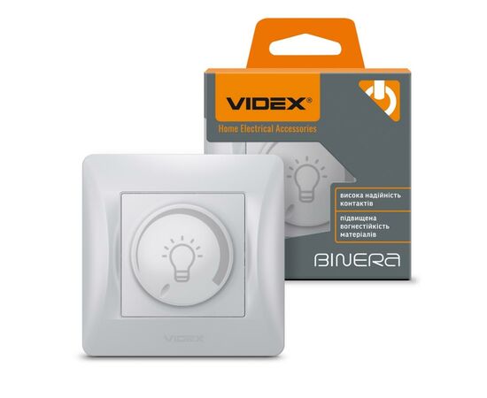 Светорегулятор Videx BINERA LED 200Вт сереб (VF-BNDML200-SS), изображение 4 Светорегулятор Videx BINERA LED 200Вт сереб (VF-BNDML200-SS), изображение 4