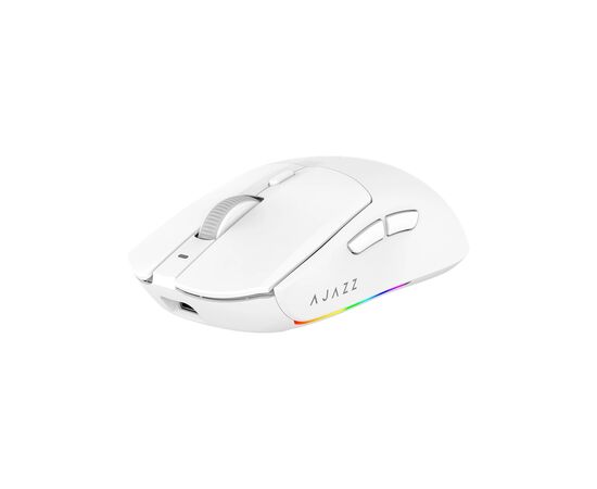 Мышка Ajazz AJ139 V2 MC Wireless/Bluetooth/USB White (AJ139-V2-MC-W), изображение 4 Мышка Ajazz AJ139 V2 MC Wireless/Bluetooth/USB White (AJ139-V2-MC-W), изображение 4