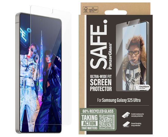 Стекло защитное PANZERGLASS Samsung Galaxy S25 Ultra Ultra-Wide Fit w. Aligner (PG_SARNUWFG38488) Стекло защитное PANZERGLASS Samsung Galaxy S25 Ultra Ultra-Wide Fit w. Aligner (PG_SARNUWFG38488)