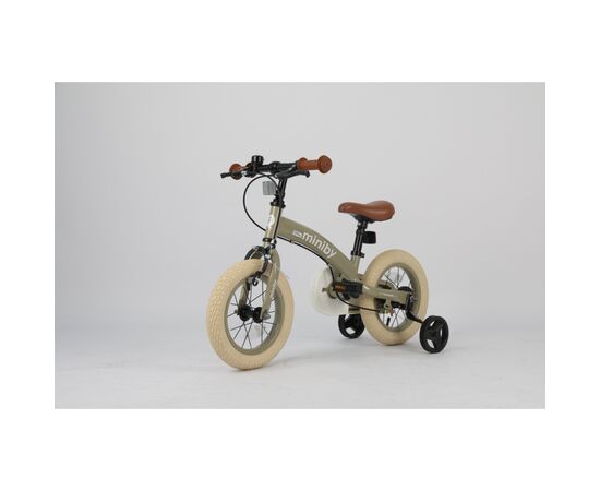 Детский велосипед QPlay Miniby 3 в1, біговел 12",Grey-Green (CB02MiniBy12Grey-Green), изображение 2 Детский велосипед QPlay Miniby 3 в1, біговел 12",Grey-Green (CB02MiniBy12Grey-Green), изображение 2