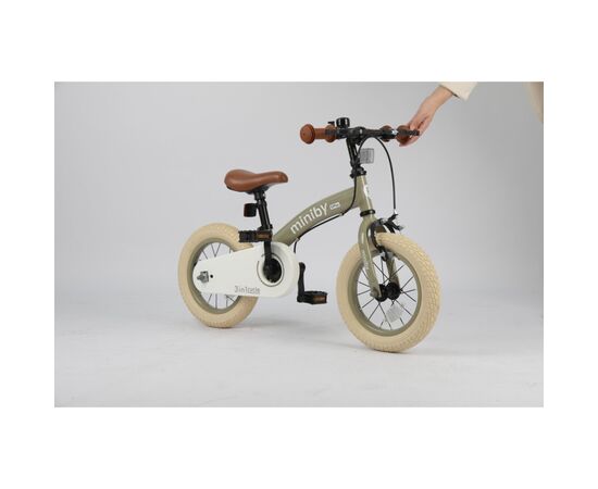 Детский велосипед QPlay Miniby 3 в1, біговел 12",Grey-Green (CB02MiniBy12Grey-Green), изображение 9 Детский велосипед QPlay Miniby 3 в1, біговел 12",Grey-Green (CB02MiniBy12Grey-Green), изображение 9