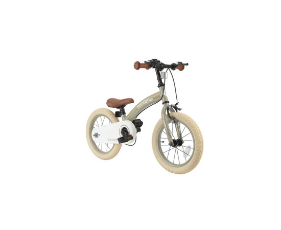Детский велосипед QPlay Miniby 3 в1, біговел 12",Grey-Green (CB01MiniBy14GreyGreen), изображение 5 Детский велосипед QPlay Miniby 3 в1, біговел 12",Grey-Green (CB01MiniBy14GreyGreen), изображение 5