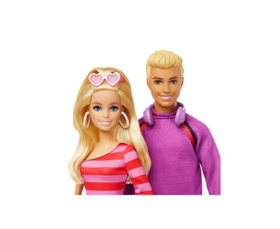 Кукла Barbie набор Барби и Кен На роликах вдвоем (HXK90), изображение 2