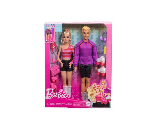 Кукла Barbie набор Барби и Кен На роликах вдвоем (HXK90), изображение 6