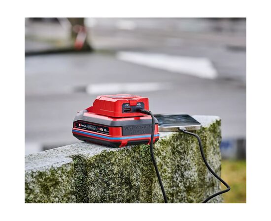 Зарядное устройство Einhell USB аккумуляторный TC-CP 18 Li USB A/C - Solo, PXC, 18В, Type-A/Type-C, 2A (4514148), изображение 4 Зарядное устройство Einhell USB аккумуляторный TC-CP 18 Li USB A/C - Solo, PXC, 18В, Type-A/Type-C, 2A (4514148), изображение 4