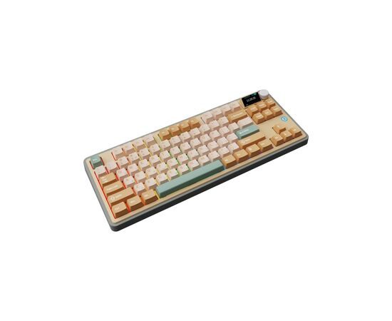 Клавіатура Ajazz AK870 Jasmine Switch Yellow RGB USB/Wireless/Bluetooth UA Brown (AK870-JS-YWG), зображення 4 Клавіатура Ajazz AK870 Jasmine Switch Yellow RGB USB/Wireless/Bluetooth UA Brown (AK870-JS-YWG), зображення 4