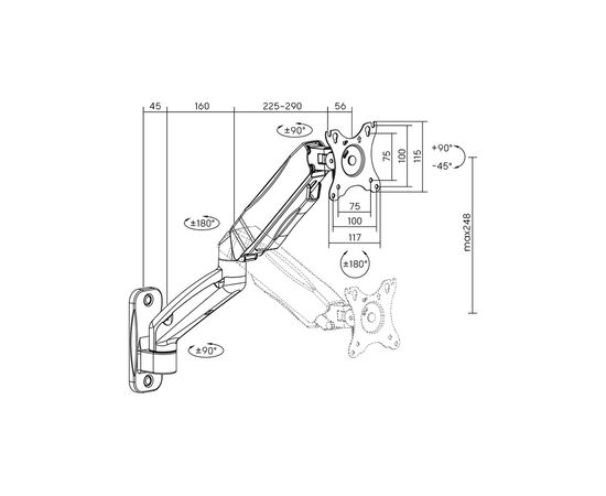 Кронштейн HiSmart HS083304, изображение 8 Кронштейн HiSmart HS083304, изображение 8