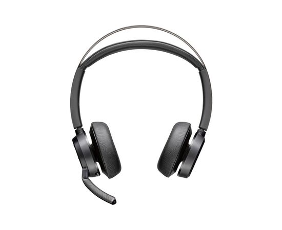 Наушники Poly Voyager Focus 2 MS Stereo USB-C + USB-C/A Adapter + Charging Stand Black (9T9J6AA), изображение 2 Наушники Poly Voyager Focus 2 MS Stereo USB-C + USB-C/A Adapter + Charging Stand Black (9T9J6AA), изображение 2