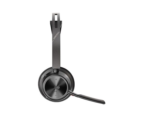 Наушники Poly Voyager Focus 2 MS Stereo USB-C + USB-C/A Adapter + Charging Stand Black (9T9J6AA), изображение 3 Наушники Poly Voyager Focus 2 MS Stereo USB-C + USB-C/A Adapter + Charging Stand Black (9T9J6AA), изображение 3